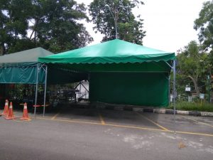 Green Pyramid Canopy with Sidewall DWV5V86W4AADkAn