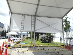 17m Marquee Tent (2 Block - 8m) 5 5