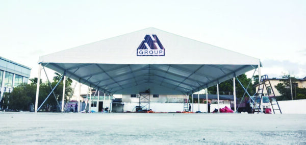 15m Marquee Tent with Logo in Usedcar, Kelantan 4 1