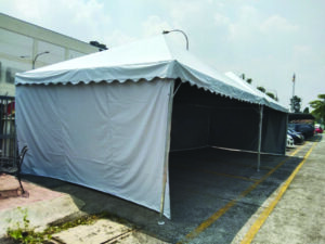 Pyramid Canopy with Sidewall - Size : 15' x 20 photo 2022 01 28 13 10 42 3