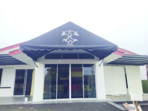 A-Shape Awning 1 2