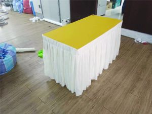 Square Table cw Skirting + Table Cloth table skirt main