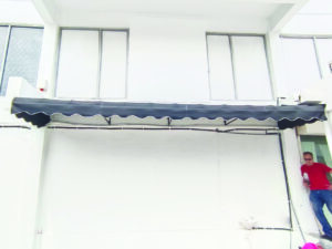Fabric Awning (18' 8" x 5') awning 18x8x5 1