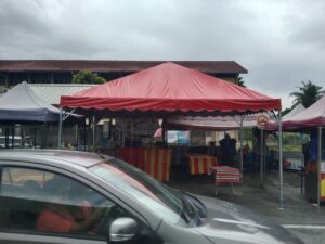 Red Pyramid Canopy (17' x 10') red pyramid 1