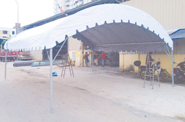 Halfmoon Canopy (20' x 20') halfmoon 1 1