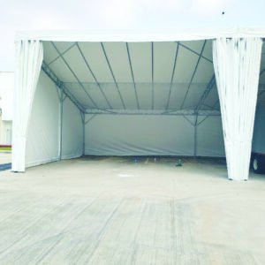 Standard or Custom Sized Canopy - A Shape or One Side - Metal and Roof Canvas