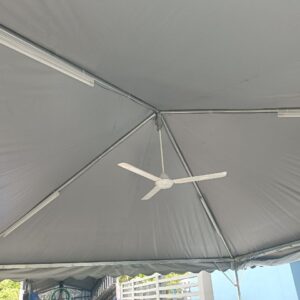 Pyramid Canopy cw Light & Fan