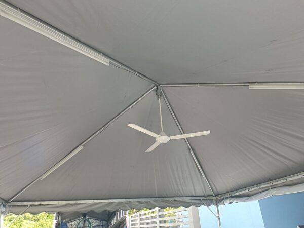Pyramid Canopy cw Light & Fan