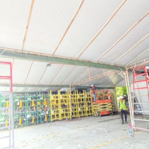 Replace A-shape Canvas only - 20 x 40 - Sidewall - 20' x 125