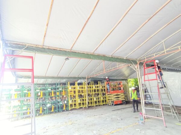Replace A-shape Canvas only - 20 x 40 - Sidewall - 20' x 125