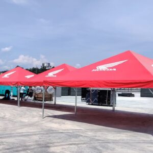 Red Pyramid Canopy cw White Printing