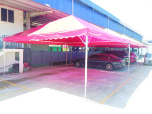 Red Pyramid Canopy - 20' x 20' photo 2025 10 02 11 27 10 2