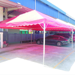 Red Pyramid Canopy - 20' x 20'