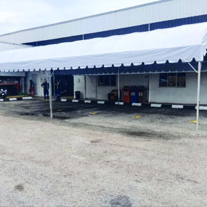Halfmoon Canopy - 20' x 40