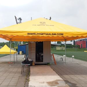 Yellow Pyramid Canopy cw Logo