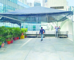 Pyramid Canopy cw Netting canvas & Counter Weight photo 2026 01 07 15 11 13
